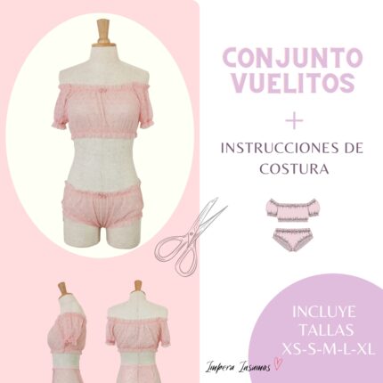 MOLDE CONJUNTO VUELITOS